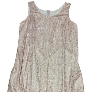 Vintage 1990s Onyx Nite Dusty Rose Pink Sparkly Dress Size 24W